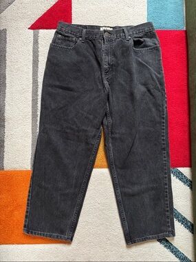 Vintage L.L. Bean Black Washed Jeans